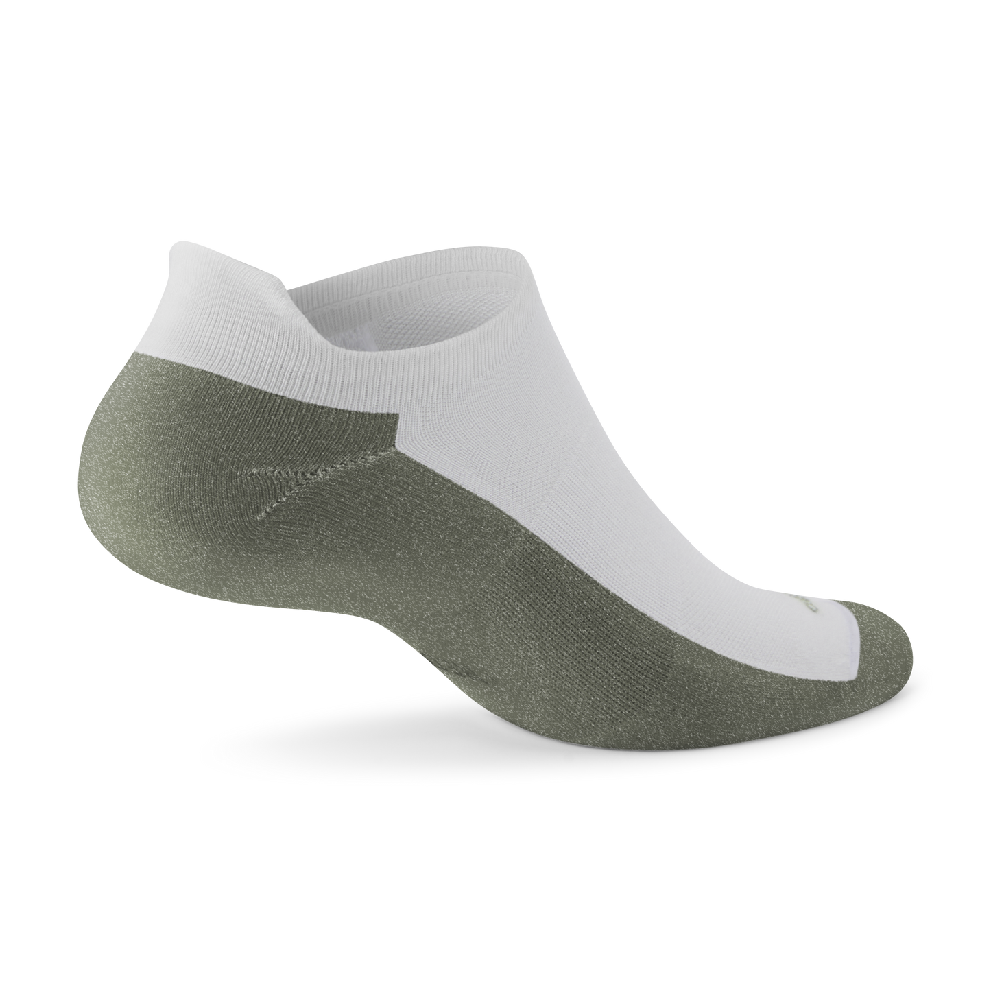 Anytime Ankle Sock - Blizzard/Thunder Green