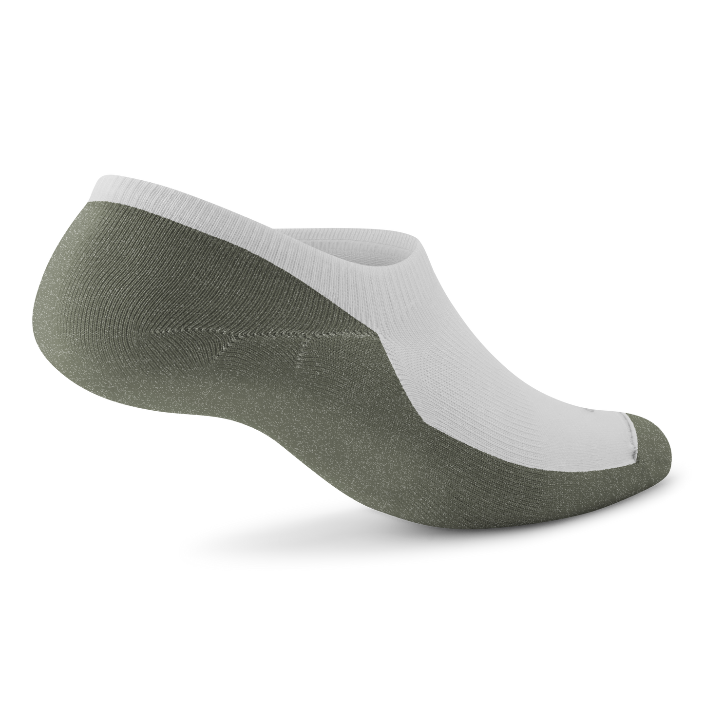 Anytime No Show Sock - Blizzard/Thunder Green