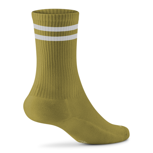 Anytime Crew Sock - Ochre (Blizzard Sole)