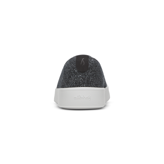 Women's Wool Cruiser Slip On - Dark Grey (Light Grey Sole)