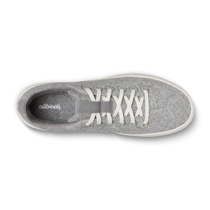 Men's Wool Cruiser - Light Grey (Natural White Sole)