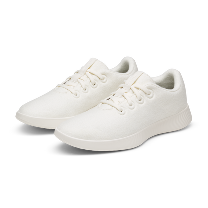 Men's Wool Runner NZ - Natural White (Natural White Sole)