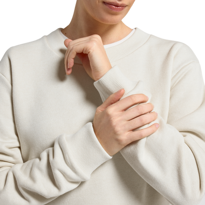 Women's Merino Blend Sweatshirt - Natural White