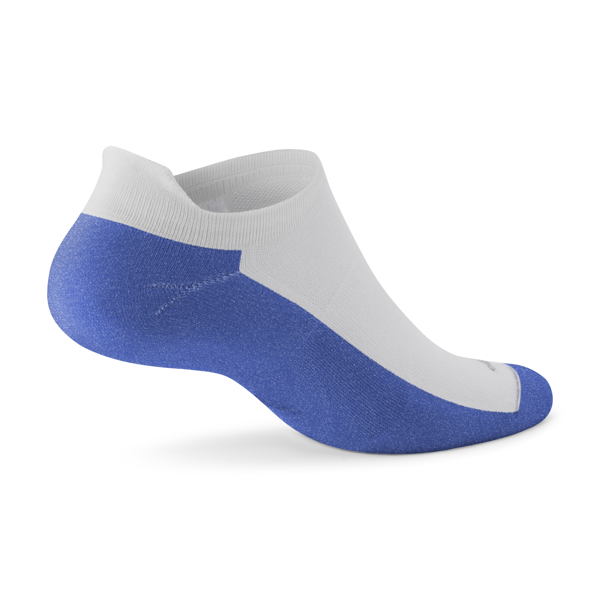 Anytime Ankle Sock - Blizzard/Royal Blue