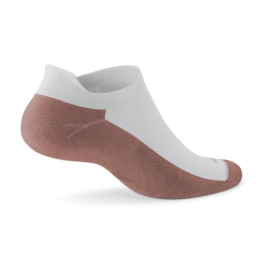 Anytime Ankle Sock - Blizzard/Sienna Blush