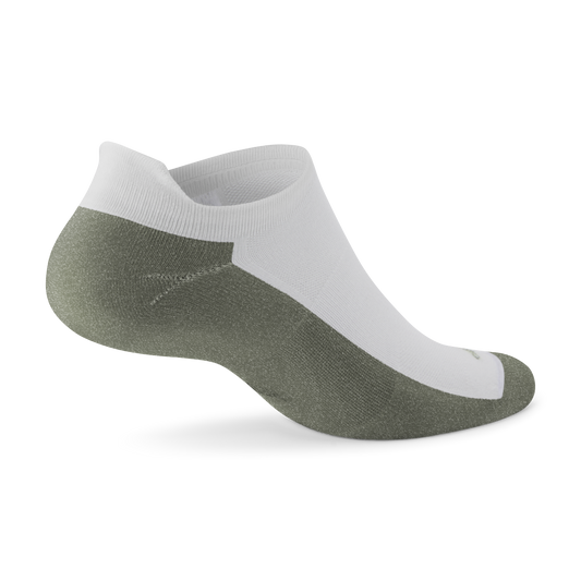 Anytime Ankle Sock - Blizzard/Thunder Green