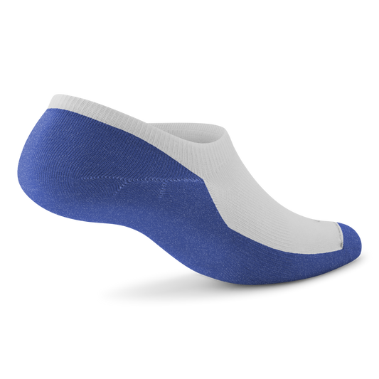 Anytime No Show Sock - Blizzard/Royal Blue