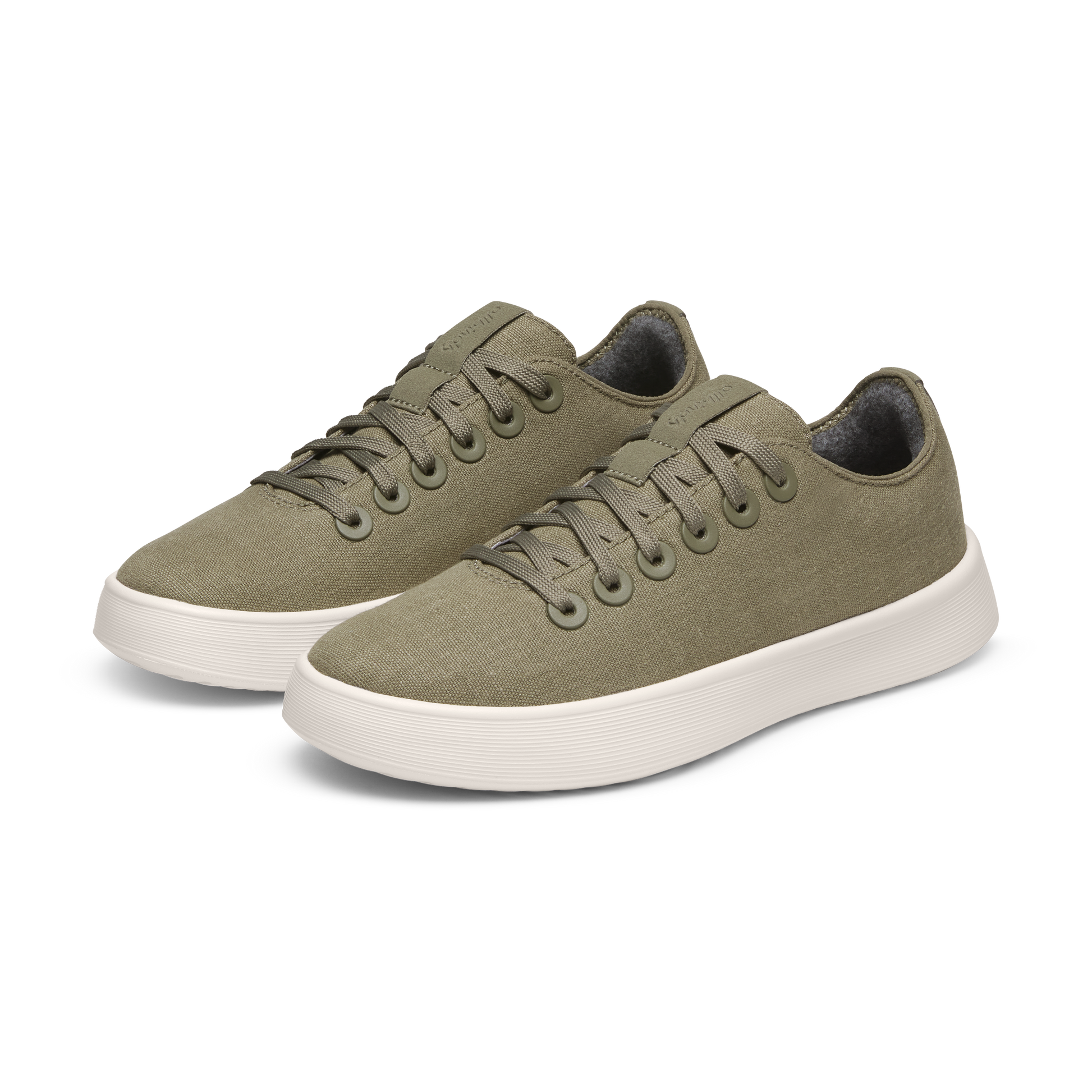 Men's Canvas Cruiser - Burnt Olive (Natural White Sole)