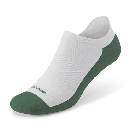 Anytime Ankle Sock - Blizzard (Verdant Green Sole)