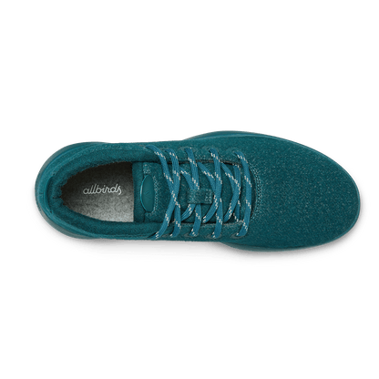 Women's Wool Runner-up Mizzles - Deep Emerald (Deep Emerald Sole)