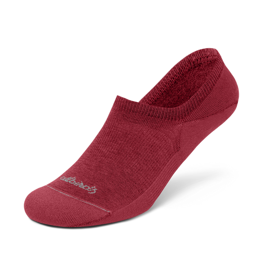 Anytime No Show Sock - Botanic Red